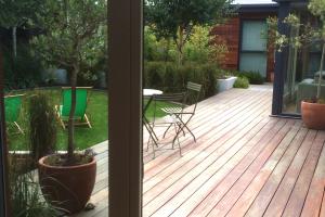 Front courtyard from project Large Garden in Dalkey, Co. Dublin