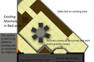 Plan from project Tiny City Garden in Ballsbridge, Dublin 4