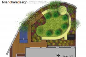 Plan from project Large Garden in Dalkey, Co. Dublin