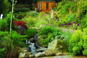 View 1 from project Leafy Garden With Water Feature in Rush