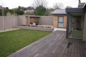 Before - front courtyard from project Large Garden in Dalkey, Co. Dublin