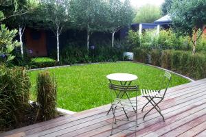 Front courtyard from project Large Garden in Dalkey, Co. Dublin